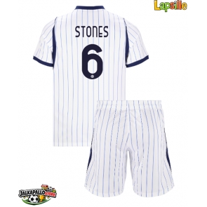 Inter Milan John Stones #6 Vieraspaita Lapsille 2026-27 Lyhythihainen (+ shortsit)